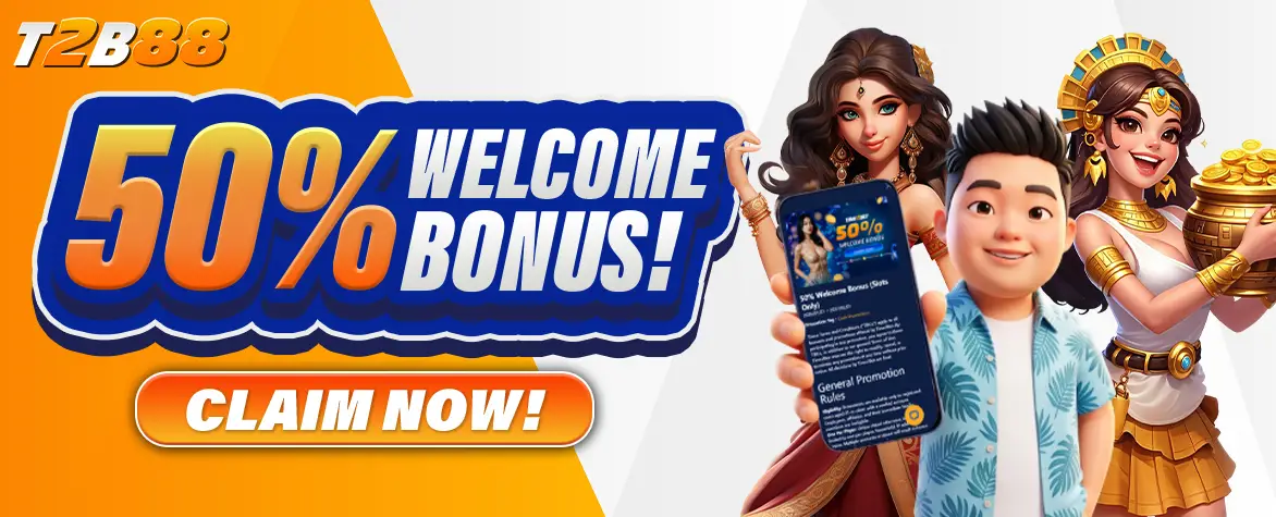 time2bet 50% welcome bonus